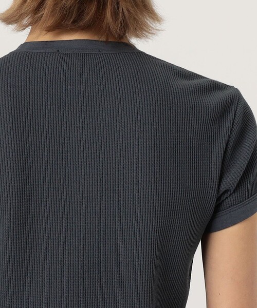 JAMES PERSE(ジェームスパース)の「コットンリネンワッフル ヘンリーネックプルオーバー WCLW3146(Tシャツ/カットソー・レディース・グレー/ブラック系その他・0)」の13枚目の写真