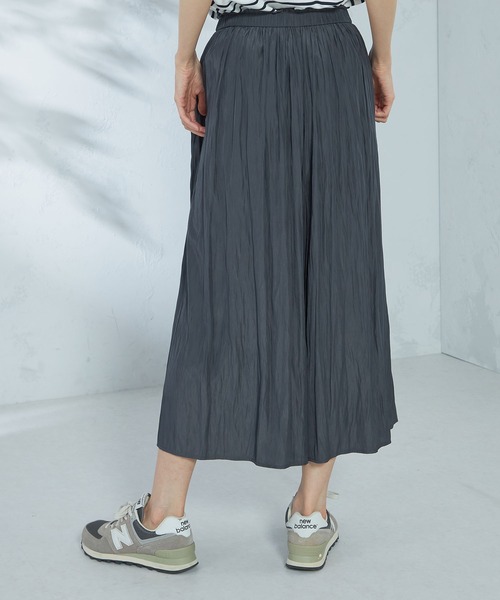 GALLORIA（ギャローリア）の「ギャザースカーチョ（その他パンツ・レディース・サーモンピンク/ライトベージュ/チャコールグレー・LL/S/M/L）」の4枚目の写真