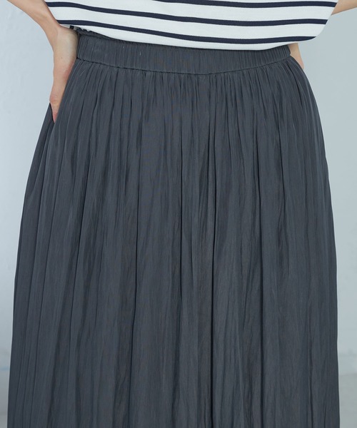 GALLORIA（ギャローリア）の「ギャザースカーチョ（その他パンツ・レディース・サーモンピンク/ライトベージュ/チャコールグレー・LL/S/M/L）」の6枚目の写真