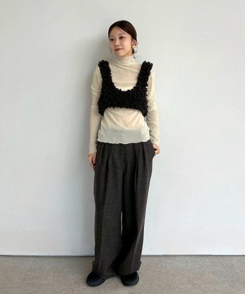Loop Knit Vest（ベスト）｜anuke（アンヌーク）のファッション通販