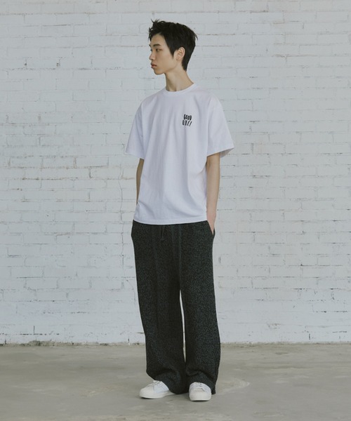 ROMANTIC CROWN(ロマンティッククラウン)の「A'GEM/9 × .kom 『ROMANTIC CROWN/ロマンティック クラウン』 GOOD LIFE T-SHIRT/グッドライフ半袖Tシャツ(Tシャツ/カットソー・メンズ・ホワイト/ブラック・M/L)」の4枚目の写真