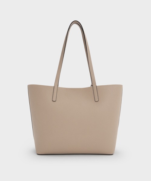 台湾 CHARLES&KEITH Beryl ラージトートバッグ CHARLES ＆ KEITH トートバッグ Beryl ベリル レディース