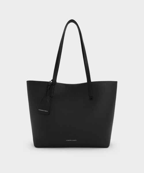 CHARLES & KEITH(チャールズ & キース)の「Beryl ベリル トートバッグ(トートバッグ・レディース・スミクロ/ライトベージュ/ワインレッド・L)」の22枚目の写真