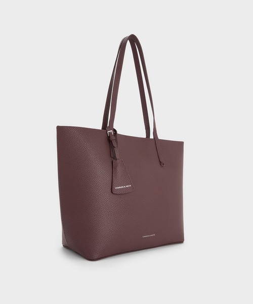 CHARLES & KEITH◆Beryl ベリルトートバッグ 通勤バッグ◆送料込 Beryl ベリル トートバッグ - Taupe | CHARLES & KEITH