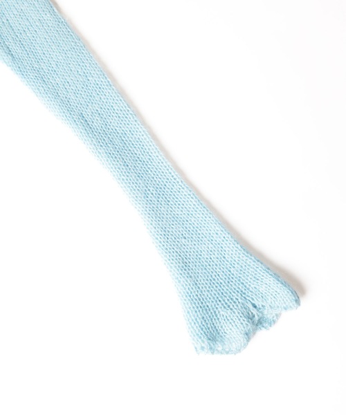 HOLIDAY（ホリデイ）の「MOHAIR BLEND RIBBON RUFFLE KNIT CARDIGAN モヘアブレンドリボンラッフルニットカーディガン（ニット/セーター・レディース・ブルー/ピンク・ONE SIZE）」の10枚目の写真