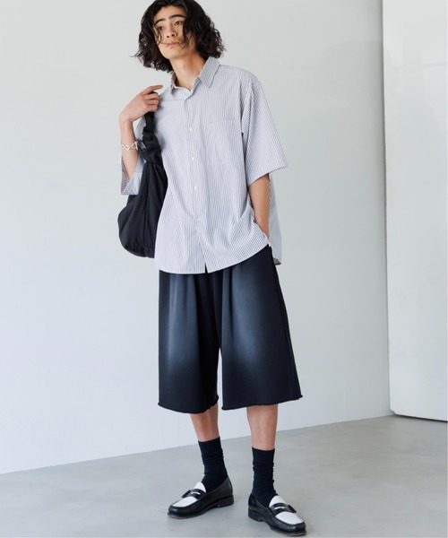 セール】Two tuck sweat shorts / 2タックスウェットショーツ