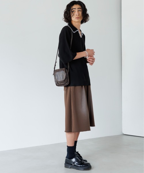 SINSS(シンス)の「Two tuck sweat shorts / 2タックスウェットショーツ(スウェットパンツ・メンズ・ブラウン系その他/ブラック/ライトグレー/ブラック系その他・MEDIUM/SMALL/LARGE)」の8枚目の写真