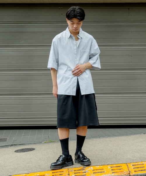 パンツ Atlast&Co Two tuck shorts セール】Two tuck sweat shorts / 2タックスウェットショーツ