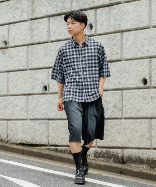 セール】Two tuck sweat shorts / 2タックスウェットショーツ