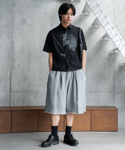 セール】Two tuck sweat shorts / 2タックスウェットショーツ