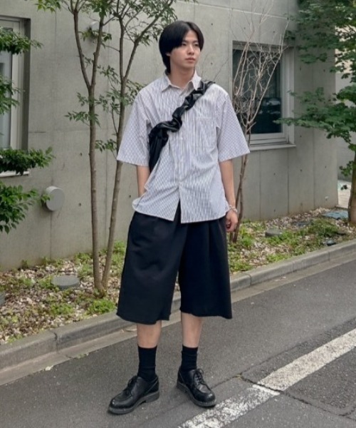 セール】Two tuck sweat shorts / 2タックスウェットショーツ