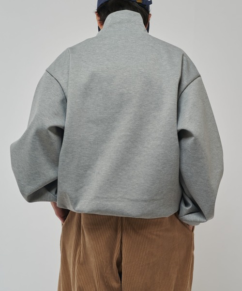 Lui's（ルイス）の「リラックススタンドブルゾン（スウェット・メンズ・ブラック/チャコールグレー/グレー・FREE）」の20枚目の写真