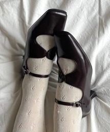 POMUM&ARTS（ポームムアンドアーツ）の「square toe maryjane  pumps / スクエアトゥ メリージェーン パンプス（パンプス）」