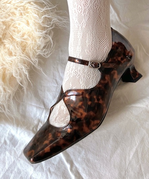 square toe maryjane pumps / スクエアトゥ メリージェーン パンプス