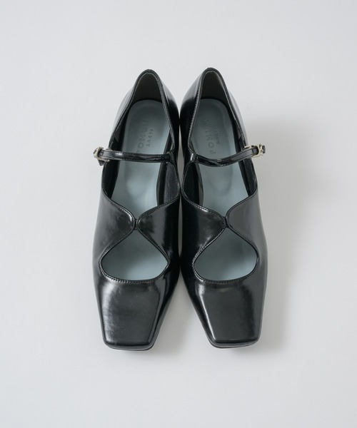 POMUM&ARTS　スクエアトゥ メリージェーンパンプス square toe maryjane pumps / スクエアトゥ メリージェーン パンプス