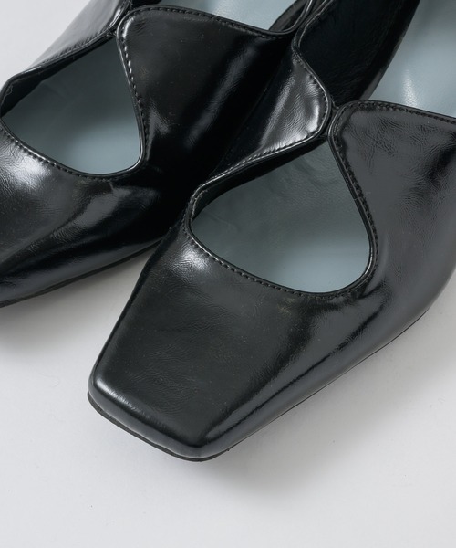 square toe maryjane pumps / スクエアトゥ メリージェーン パンプス