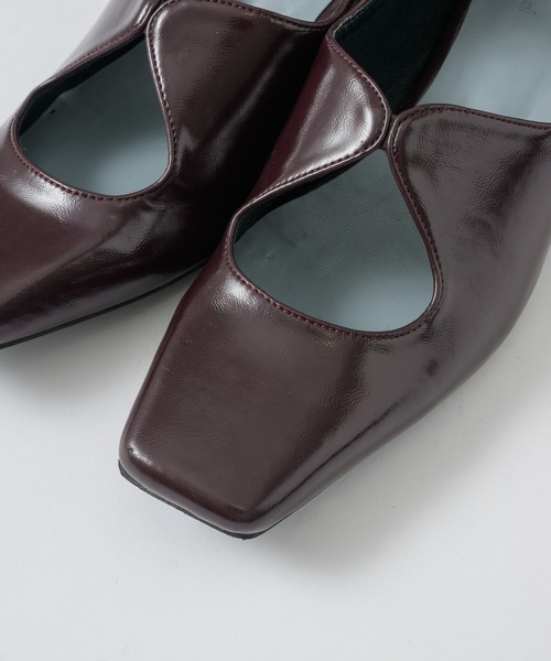 square toe maryjane pumps / スクエアトゥ メリージェーン パンプス