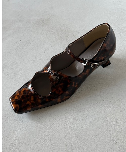 square toe maryjane pumps / スクエアトゥ メリージェーン パンプス