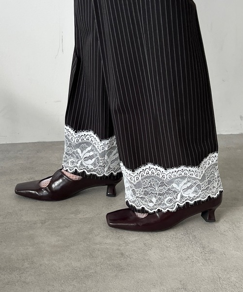 square toe maryjane pumps / スクエアトゥ メリージェーン パンプス