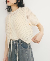 KBF | ループヤーンメッシュベスト(ベスト)