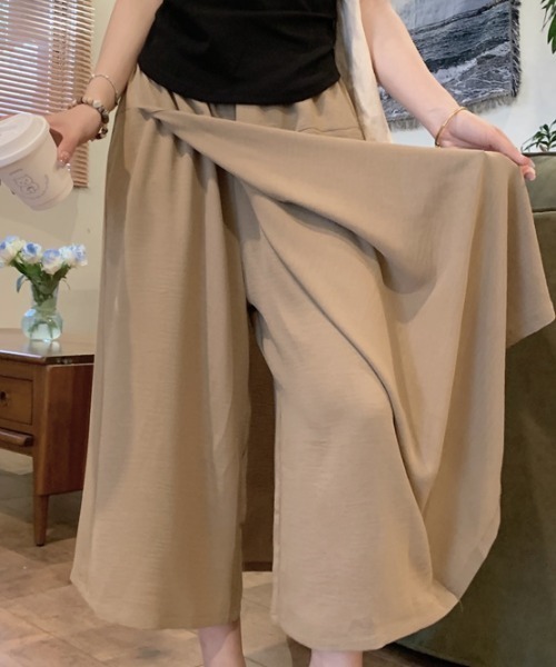 Per sist ence(パーシエンス)の「スカート見えワイドパンツ(その他パンツ・レディース・ベージュ/ブラック/アイボリー・LARGE/MEDIUM)」の3枚目の写真