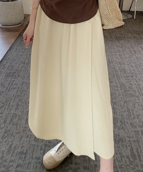 Per sist ence(パーシエンス)の「スカート見えワイドパンツ(その他パンツ・レディース・ベージュ/ブラック/アイボリー・LARGE/MEDIUM)」の8枚目の写真