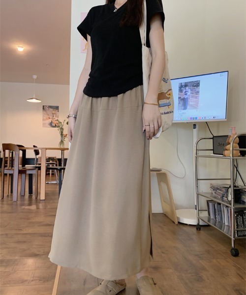 Per sist ence(パーシエンス)の「スカート見えワイドパンツ(その他パンツ・レディース・ベージュ/ブラック/アイボリー・LARGE/MEDIUM)」の18枚目の写真