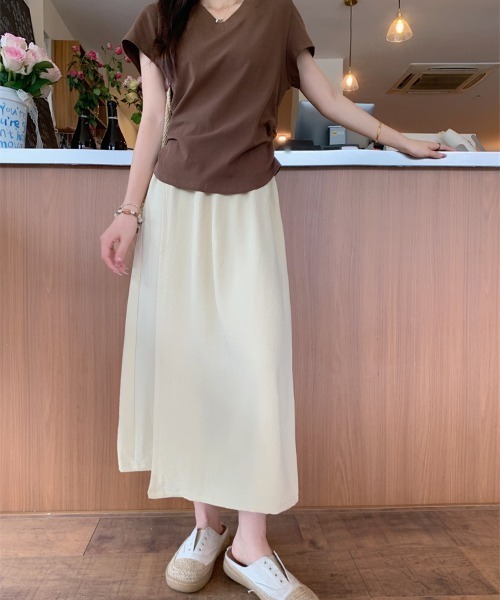 Per sist ence(パーシエンス)の「スカート見えワイドパンツ(その他パンツ・レディース・ベージュ/ブラック/アイボリー・LARGE/MEDIUM)」の5枚目の写真