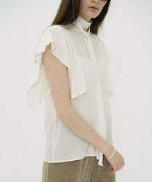 トップス CLANE off shouldertuck blouse セール】OFF SHOULDER TUCK BLOUSE（シャツ/ブラウス）｜CLANE