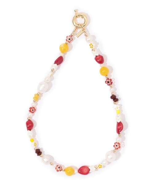 【別注】eliou パール×ビーズ ネックレス