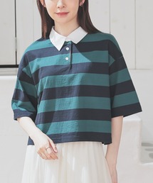 ラガーシャツ」に該当するグリーン・カーキ/緑色系の