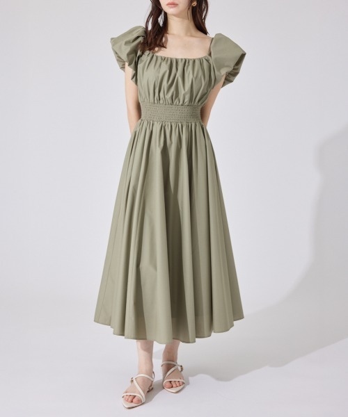 rienda【AKB48 千葉恵里さん着用】【女神ワンピ・】ピンクs rienda | 【AKB48 千葉恵里さん着用】ショルダーリボン