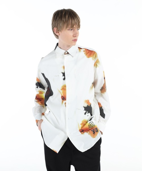 Y-3(ワイスリー)の「Y-3 AOP SHIRT(シャツ/ブラウス・メンズ・ホワイト系その他・SMALL/MEDIUM/X-SMALL/LARGE/X-LARGE/XX-SMALL/XX-LARGE)」の4枚目の写真