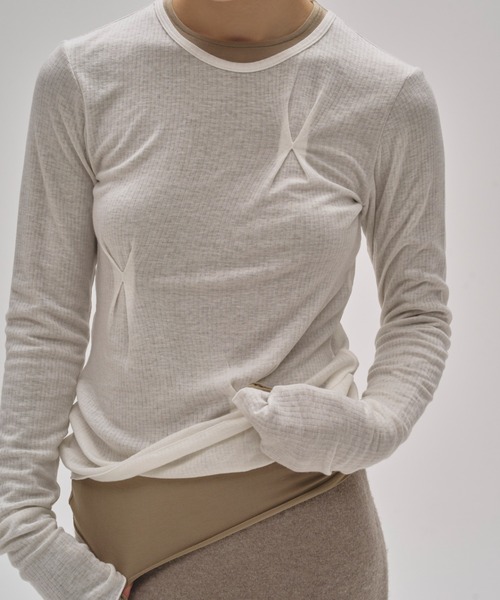 トップス Todayful Tuck Layered Long T-shirts Tuck Layered Long T-shirts（Tシャツ/カットソー）｜TODAYFUL