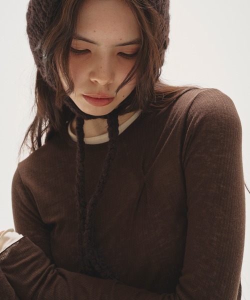 Tuck Layered Long T-shirts（Tシャツ/カットソー）｜TODAYFUL