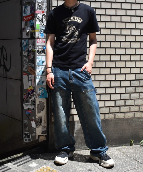 Noen（ノエン）の「チカーノバイカーTシャツ（Tシャツ/カットソー・メンズ・ブラック/ホワイト・MEDIUM/LARGE）」の13枚目の写真