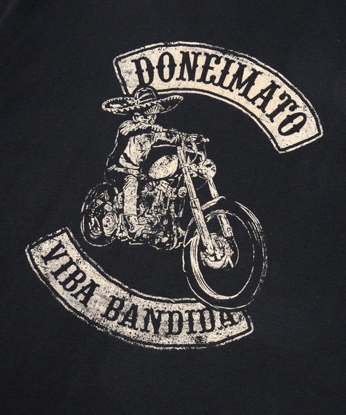 Noen（ノエン）の「チカーノバイカーTシャツ（Tシャツ/カットソー・メンズ・ブラック/ホワイト・MEDIUM/LARGE）」の11枚目の写真
