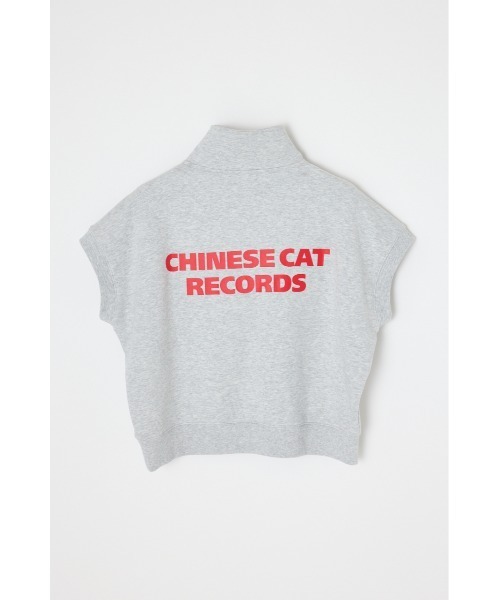 THROW by SLY（スローバイスライ）の「THROW MAYU KAKIHATA SW STAND TOPS 半袖 夏服　トレーナー スウェット（スウェット・レディース・杢グレー/ブラック・FREE）」の12枚目の写真