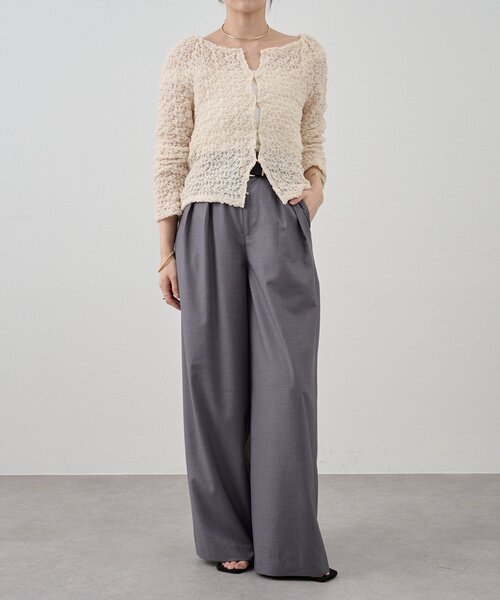 SHENERY（シーナリー）の「ダブルタックスラックス（スラックス・レディース・ピンク/グレー・36/38）」の12枚目の写真