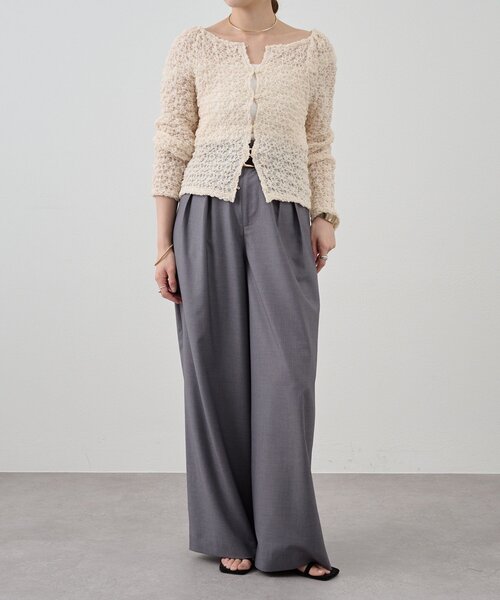 SHENERY（シーナリー）の「ダブルタックスラックス（スラックス・レディース・ピンク/グレー・36/38）」の14枚目の写真