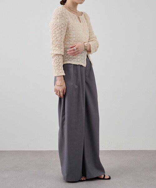 SHENERY（シーナリー）の「ダブルタックスラックス（スラックス・レディース・ピンク/グレー・36/38）」の18枚目の写真