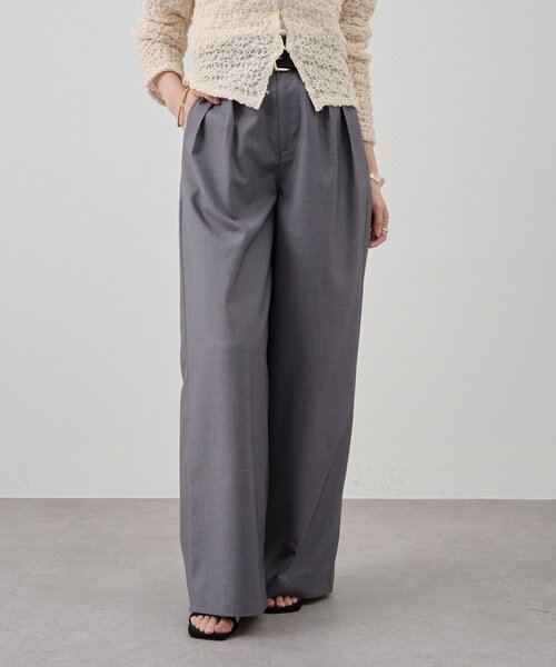 SHENERY（シーナリー）の「ダブルタックスラックス（スラックス・レディース・ピンク/グレー・36/38）」の19枚目の写真