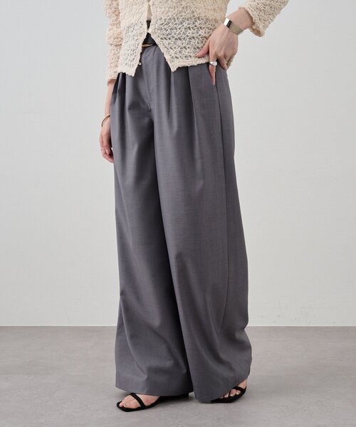 SHENERY（シーナリー）の「ダブルタックスラックス（スラックス・レディース・ピンク/グレー・36/38）」の20枚目の写真