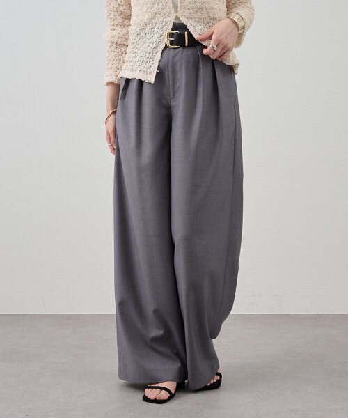 SHENERY（シーナリー）の「ダブルタックスラックス（スラックス・レディース・ピンク/グレー・36/38）」の21枚目の写真