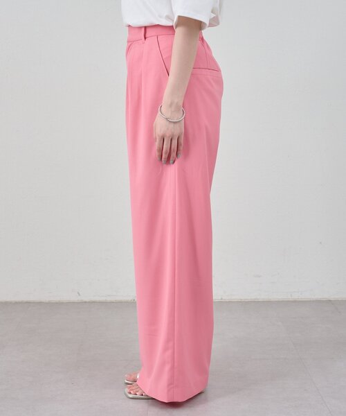 SHENERY（シーナリー）の「ダブルタックスラックス（スラックス・レディース・ピンク/グレー・36/38）」の5枚目の写真