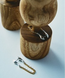 LAPUIS(ラピュイ) Nuance Chain pierced earrings