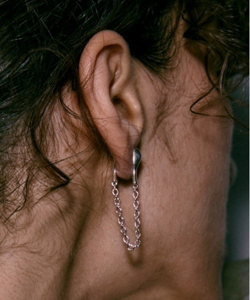 LAPUIS（ラピュイ）の「LAPUIS(ラピュイ) Nuance Chain pierced earrings（ピアス（両耳用）・レディース・マルチ/シルバー・FREE）」の12枚目の写真