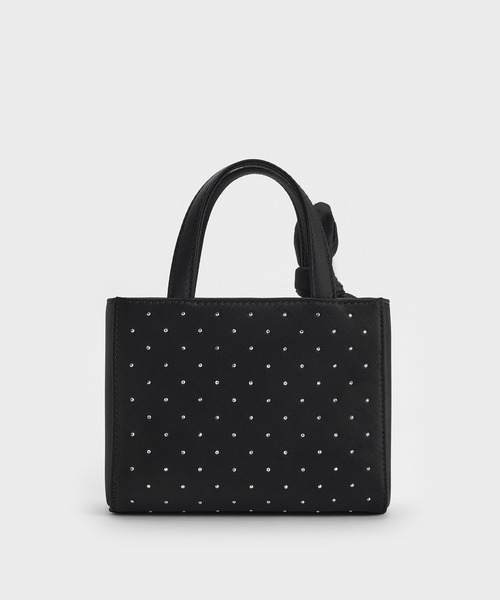 CHARLES & KEITH（チャールズ & キース）の「サテン スタッズノット