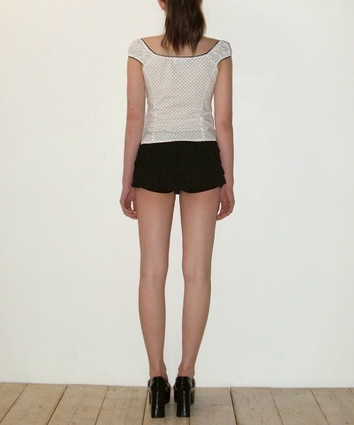 ★CRANK★LACE CANCAN SKIRT PANTS_BLACK★正規品/韓国直送料込 CRANK】LACE CANCAN SKIRT PANTS(スカート)|CRANK(クランク