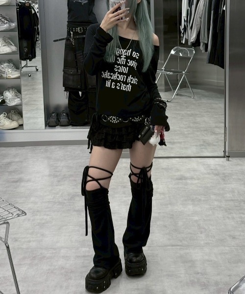 セール】【CRANK】LACE CANCAN SKIRT PANTS / 【クランク】レース